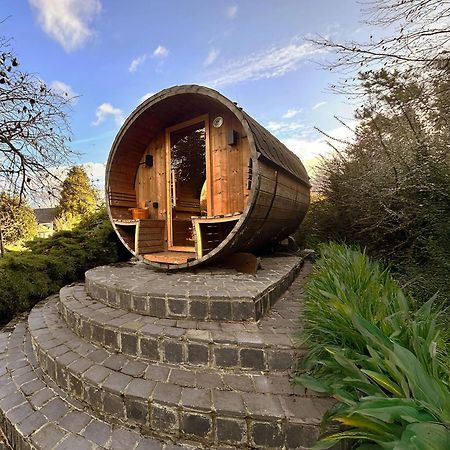 Wellness Tuin - Ultieme Partner Beleving - St Hubertus Suite Met Jacuzzi ,Openhaard, Prive Hottub En Prive Sauna In Jachthut Stijl Horst Exteriör bild