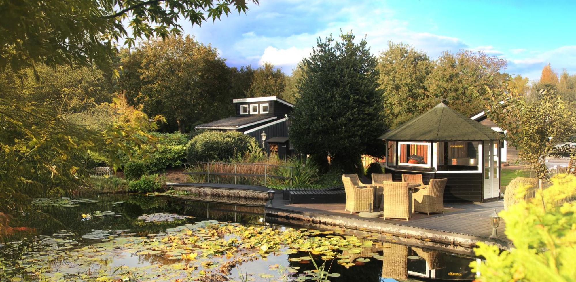 Wellness Tuin - Ultieme Partner Beleving - St Hubertus Suite Met Jacuzzi ,Openhaard, Prive Hottub En Prive Sauna In Jachthut Stijl Horst Exteriör bild