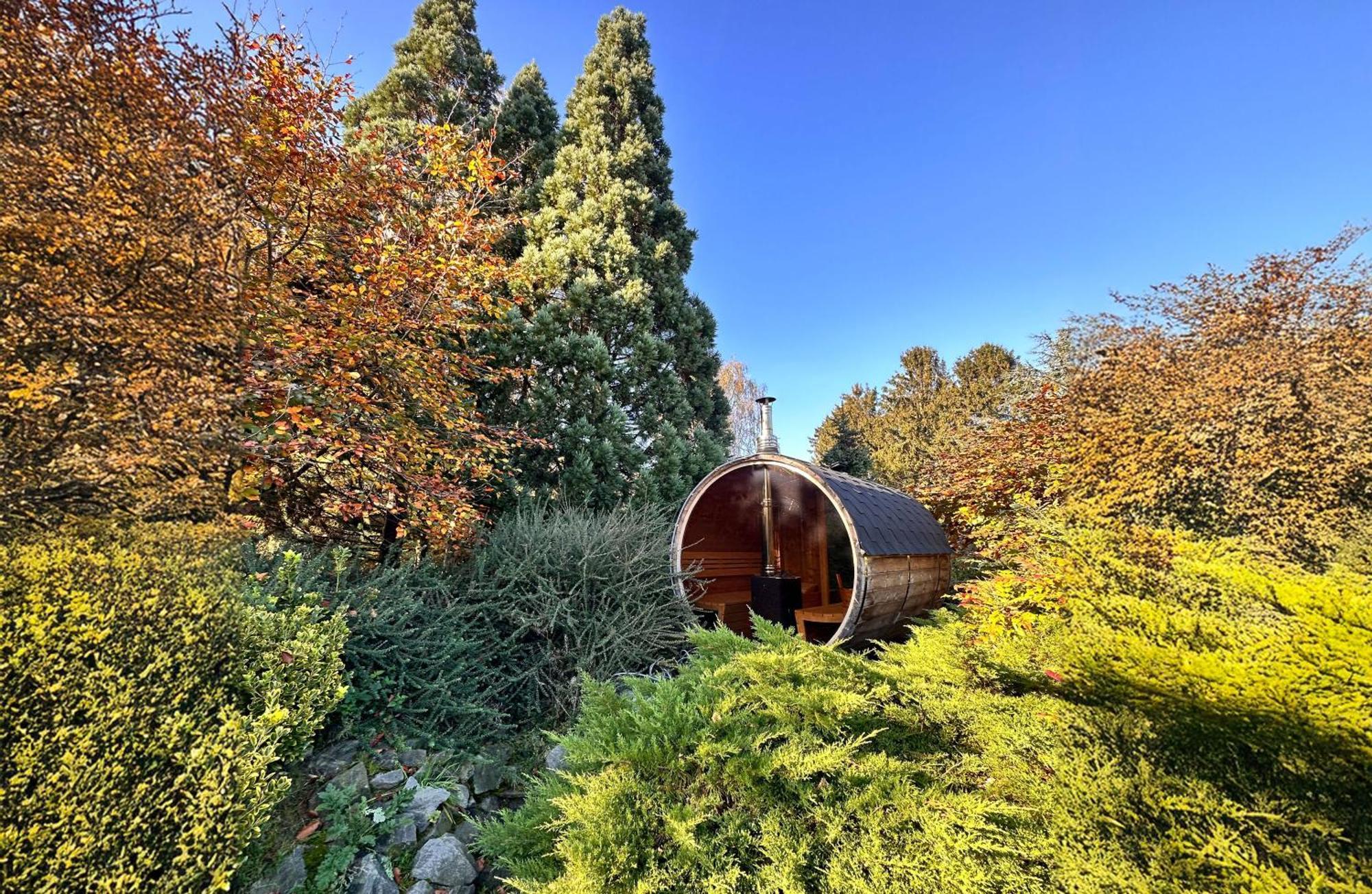 Wellness Tuin - Ultieme Partner Beleving - St Hubertus Suite Met Jacuzzi ,Openhaard, Prive Hottub En Prive Sauna In Jachthut Stijl Horst Exteriör bild